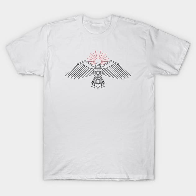 Eagle : line art T-Shirt by Shankara